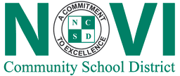 Novi Community School District's logo supported by Viewpoint Psychology & Wellness