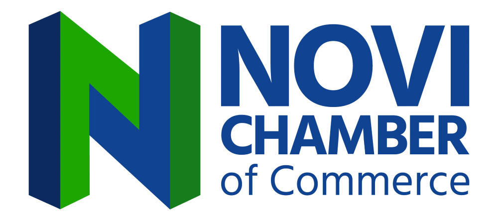 Novi Chamber of Commerce's logo supported by Viewpoint Psychology & Wellness