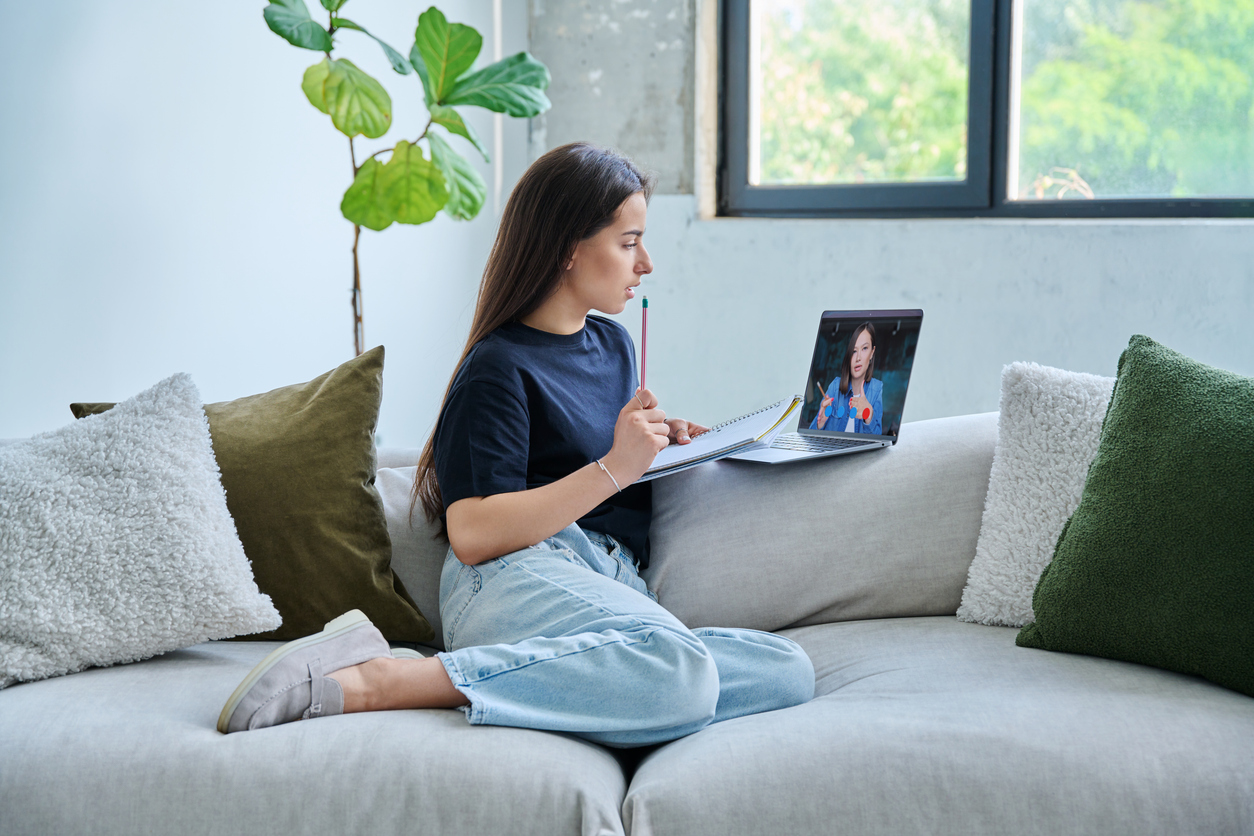 Client selecting or switching therapists easily through an online therapy platform.