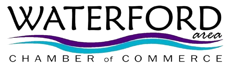 Waterford Chamber of Commerce's logo supported by Viewpoint Psychology & Wellness